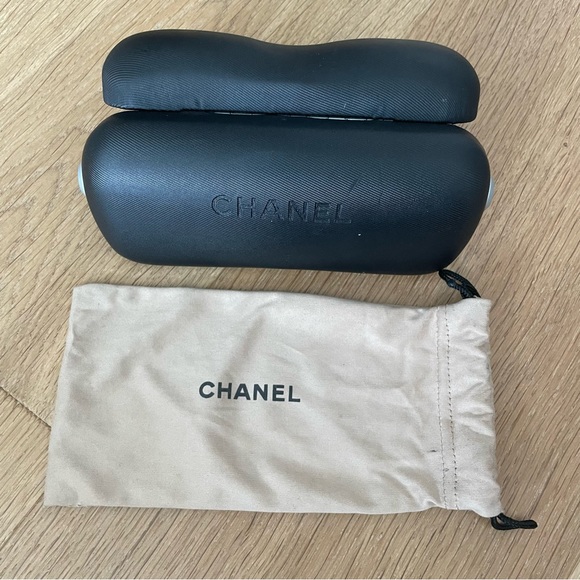 Chanel Brown Gradient Sunglasses with Case - Picture 7 of 9